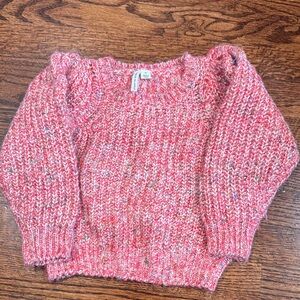Janie and Jack Pink Knit Sweater